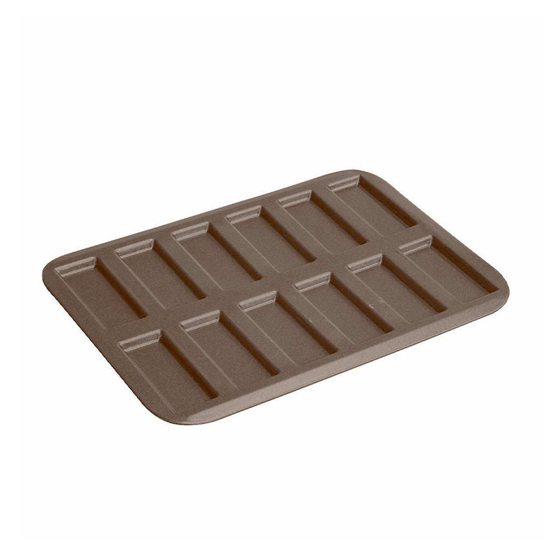 Plaque 12 mini-financiers anti-adhésive Gobel