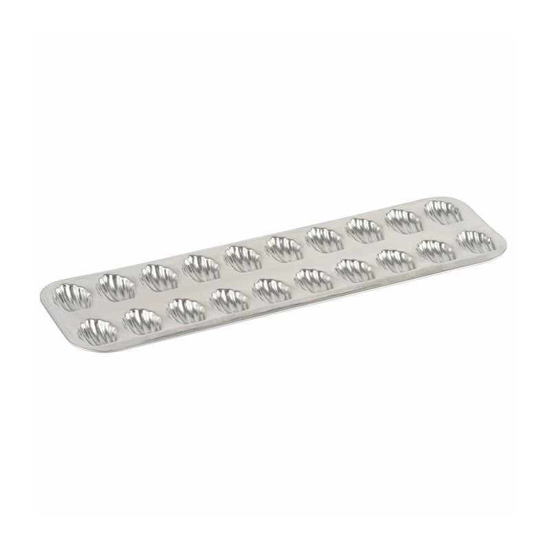 Plaque 20 madeleinettes en fer blanc Gobel