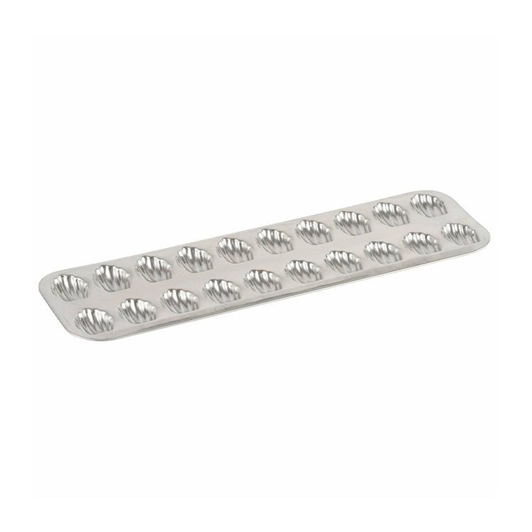 Plaque 20 madeleinettes en fer blanc Gobel
