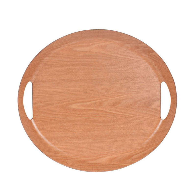 Plateau oval naturel avec anse