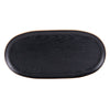 Plateau ovale noir 31x15cm