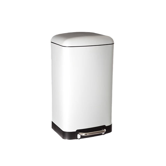 Poubelle rectangulaire 30L Blanche