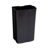 Poubelle rectangulaire à pédale métal noire 30L Ariane Five