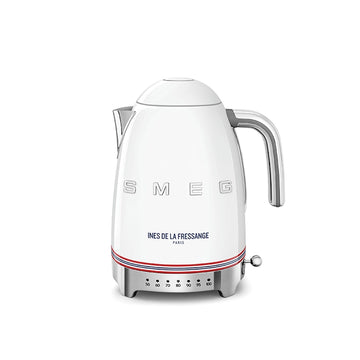 Bouilloire à température réglable 1,7L Blanc Smeg x Ines de la Fressa