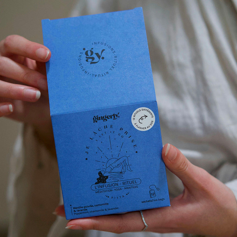 Boite de 12 sachets d'infusion Je lâche-prise Gingerly