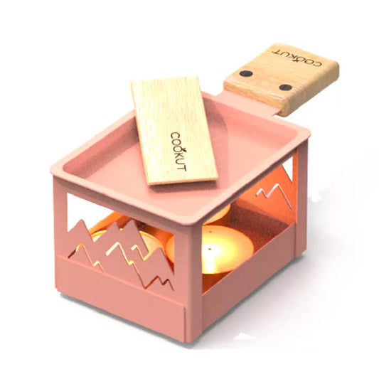 Raclette à la bougie rose Yeti Cookut