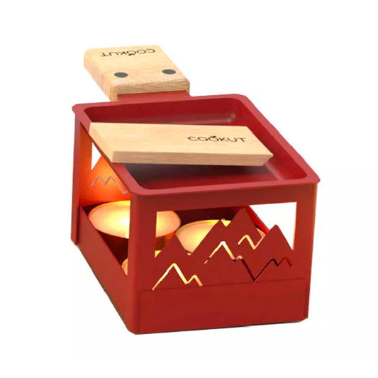 Raclette à la bougie rouge Yeti Cookut