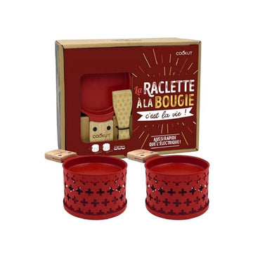 Raclette bougie rouge c'est la vie