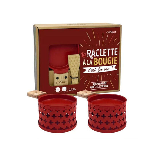 Raclette bougie rouge c'est la vie