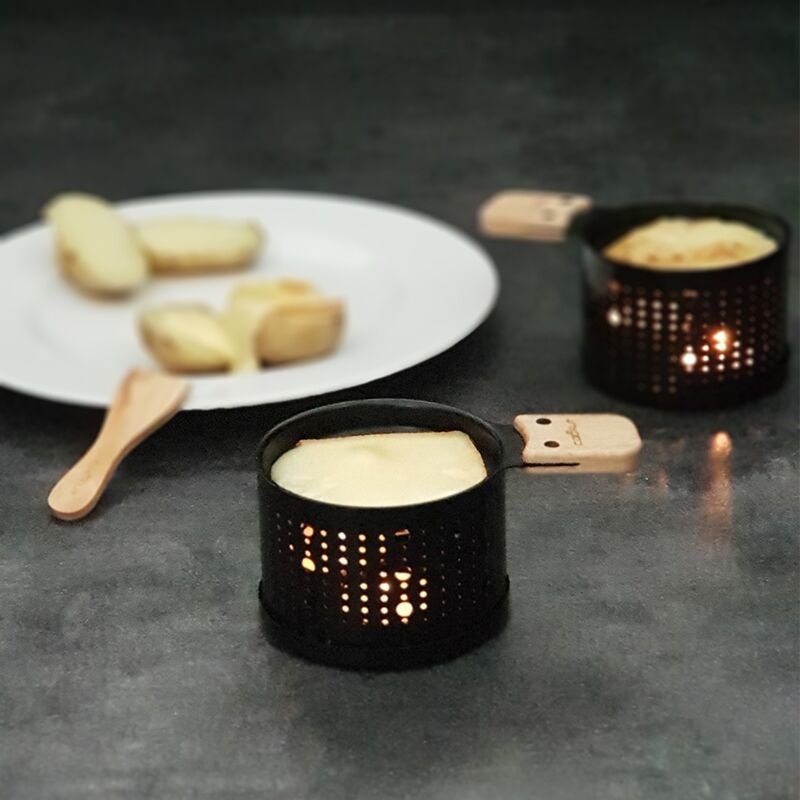 2 sets raclette à la bougie