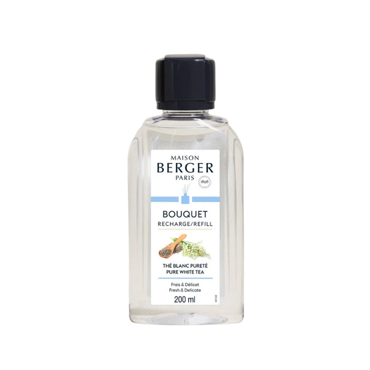Recharge bouquet 200 mL Thé blanc Pureté Maison Berger