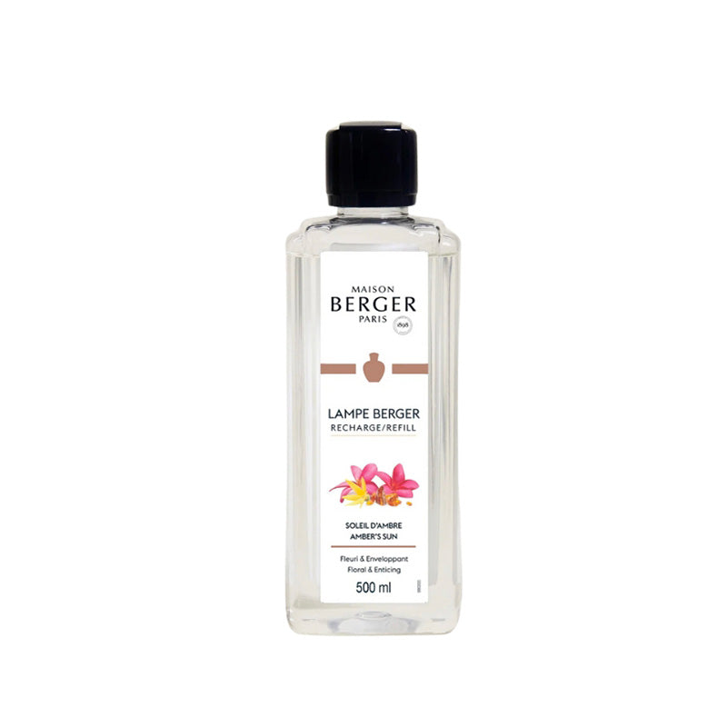 Recharge Parfum Maison Berger Éclatante Bergamote | 500ml - Pour Lampe Berger - Prête à L'emploi, Diffusion Longue Durée