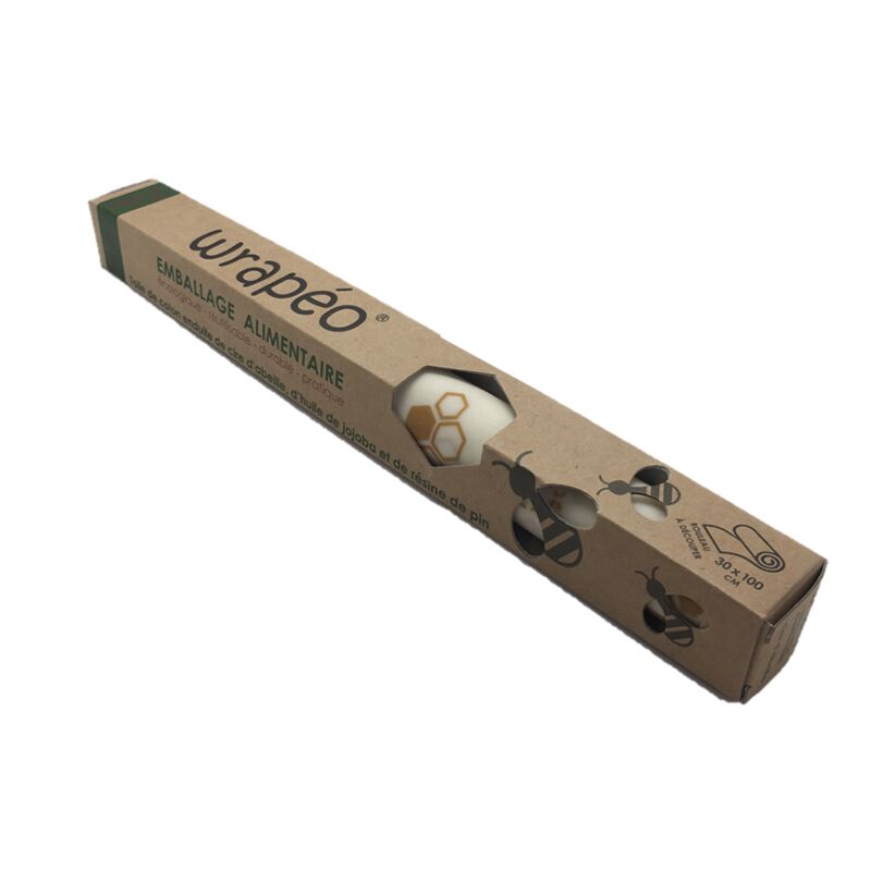 Rouleau emballage cire d'abeille