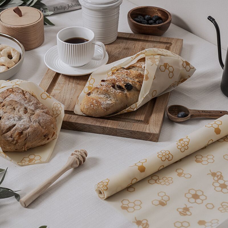 Rouleau emballage cire d'abeille