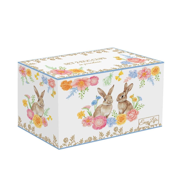 Coffret de 2 coquetiers en porcelaine Très Jolie Easy Life