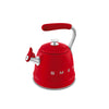 Bouilloire sifflante 2,3 L Rouge Années 50 Smeg
