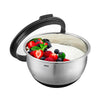 Saladier Inox avec couvercle 24 cm Gefu
