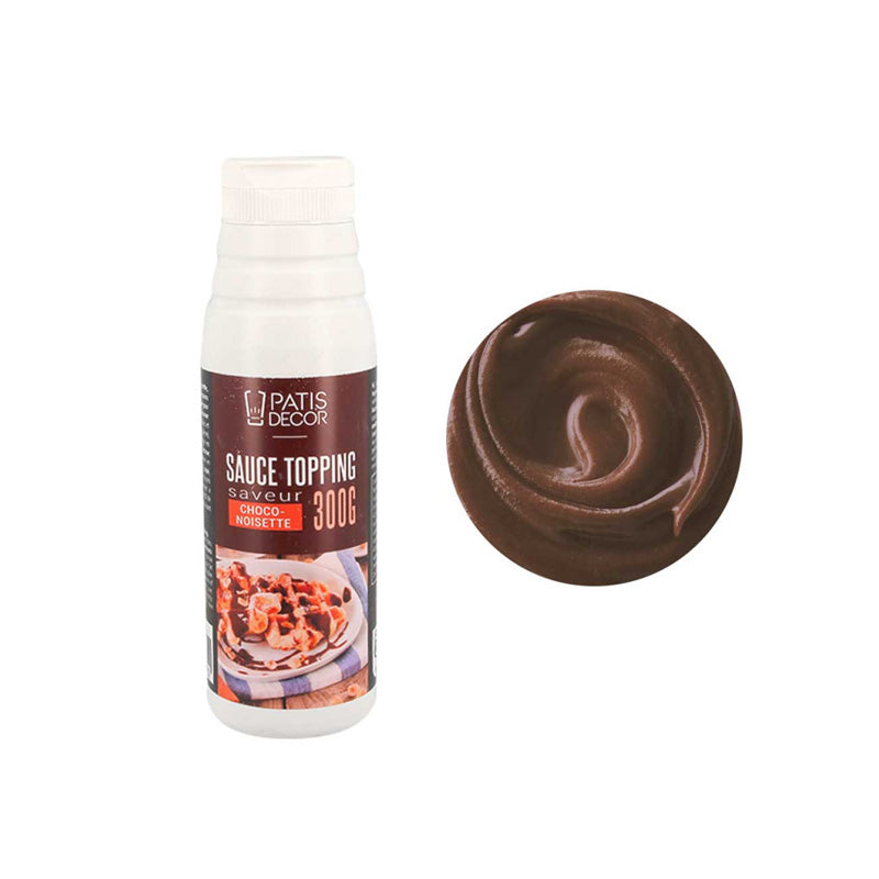 Sauce topping choco-noisette 300g Patisdecor
