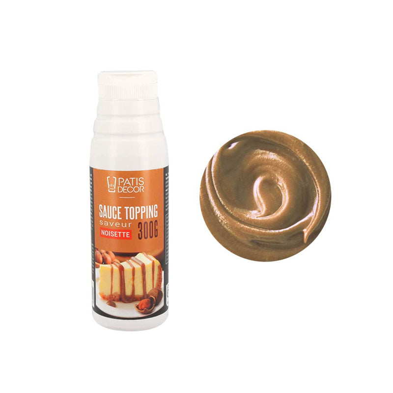 Sauce topping noisette 300g Patisdecor