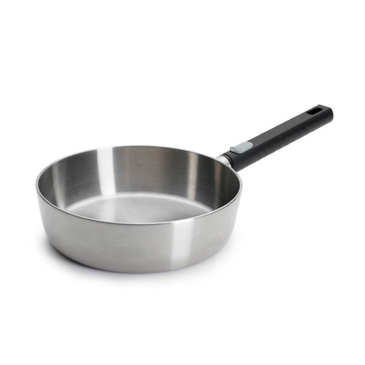 Sauteuse inox manche amovible 24cm Logic Woll