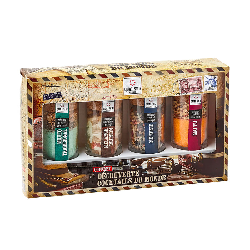 Coffret Découverte Cocktails du Monde Quai Sud