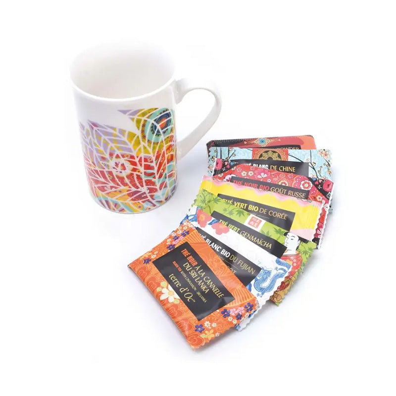 Semainier mug et 7 sachets de thés bio Hospitalité Terre d'Oc