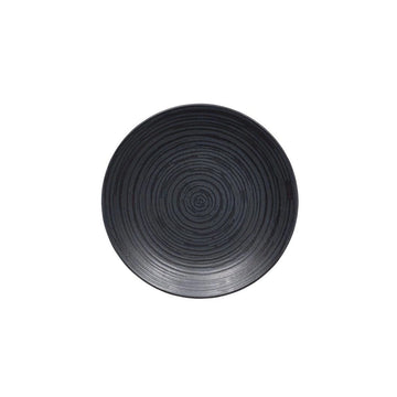Service de vaisselle 18 pièces grès mat texturé Noir Black Sand Table Passion