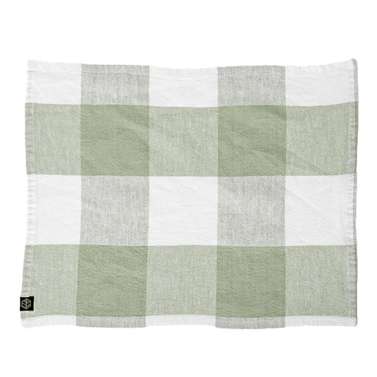 Serviette et set de table en lin amande Palma II Haomy