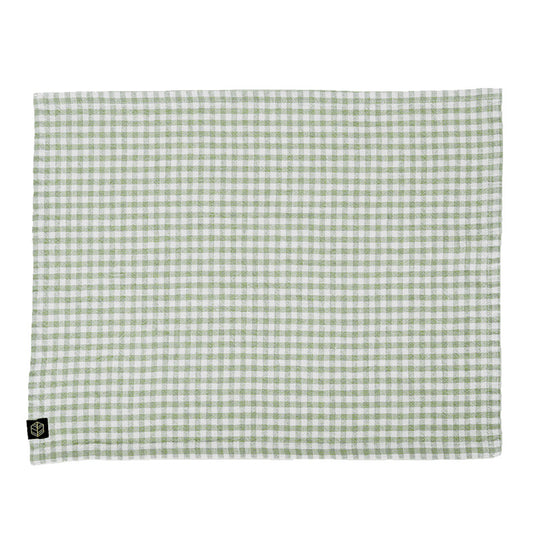 Serviette et set de table en lin amande Piana II Haomy