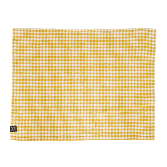 Serviette et set de table en lin paille Piana II Haomy