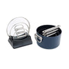 Set 3 casseroles et couvercles antiadhésives bleues SPACE Joseph Joseph