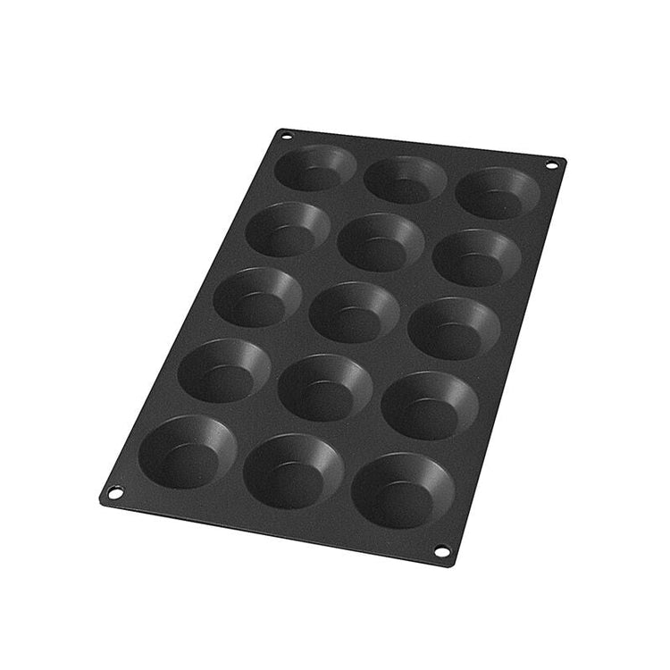 Moule en silicone antiadhésif pour 15 tartelettes noir Lékué