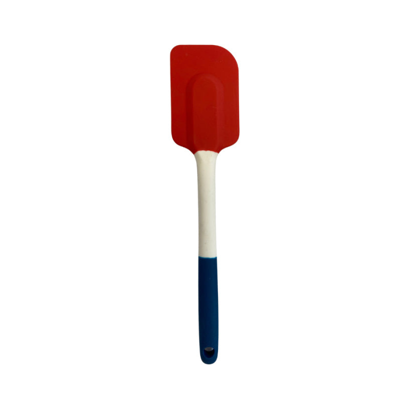 Spatule silicone bleu blanc rouge