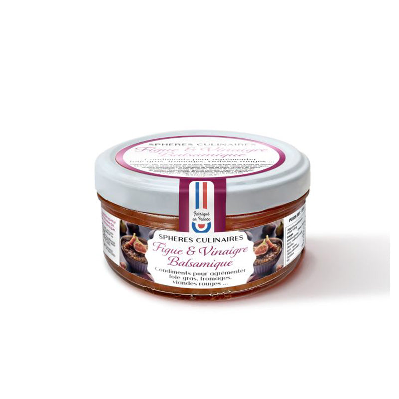 Sphères culinaires figue et vinaigre balsamique 120g Phileas Gourmet