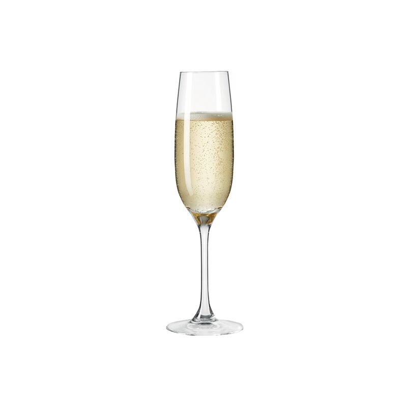 Coffret 6 flûtes à champagne Teqton 190 ml Transparent Ciao+ Leonardo