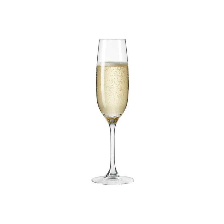 Coffret 6 flûtes à champagne Teqton 190 ml Transparent Ciao+ Leonardo