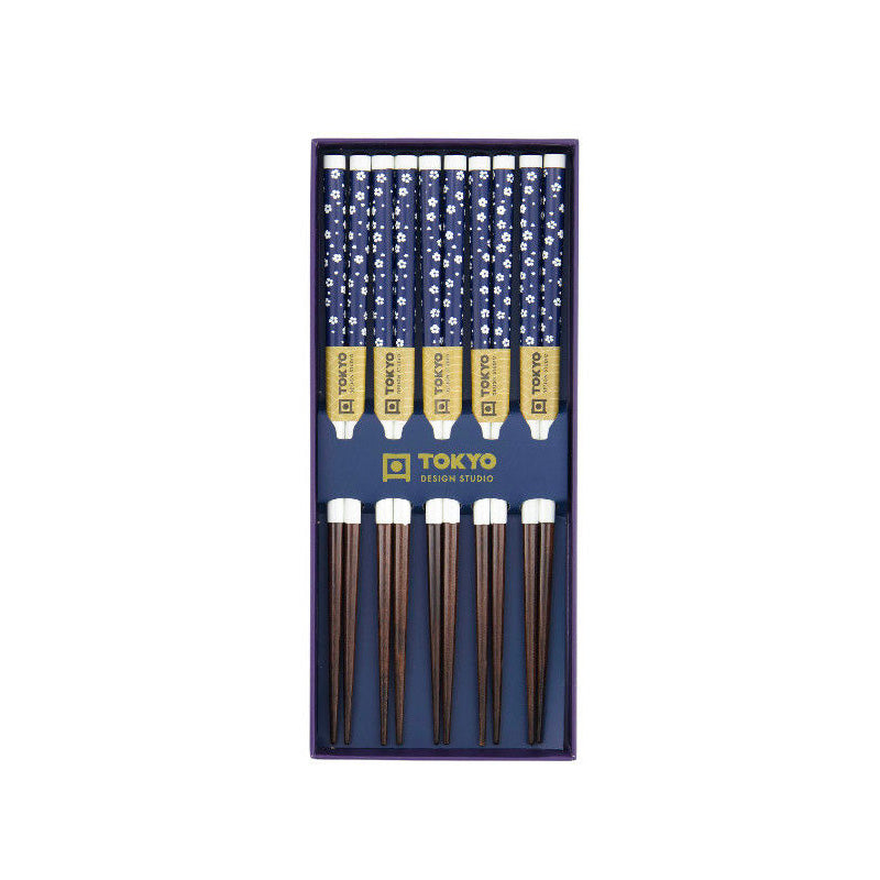 Coffret de 5 baguettes Prune Bleue Tokyo Design