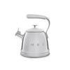 Bouilloire sifflante 2,3 L Inox Années 50 Smeg