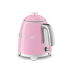 Mini Bouilloire 0,8 L Rose Années 50 Smeg