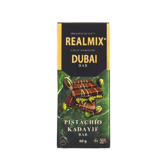 Tablette de chocolat au lait Dubai 60g RealMix