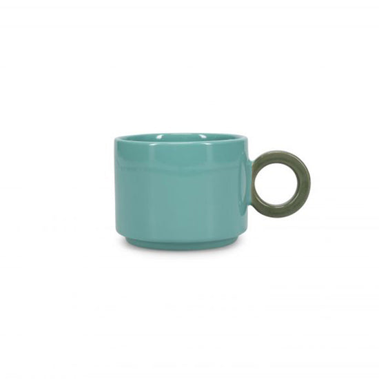 Tasse en grès 28cl bleu Lou Ona