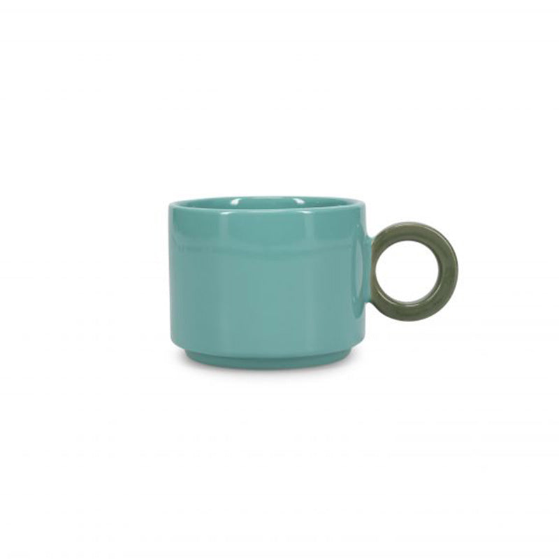Tasse en grès 28cl bleu Lou Ona