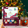 Coffret infusions bio avec 12 sachets pyramides de Noël Joyeux Noël English Tea Shop