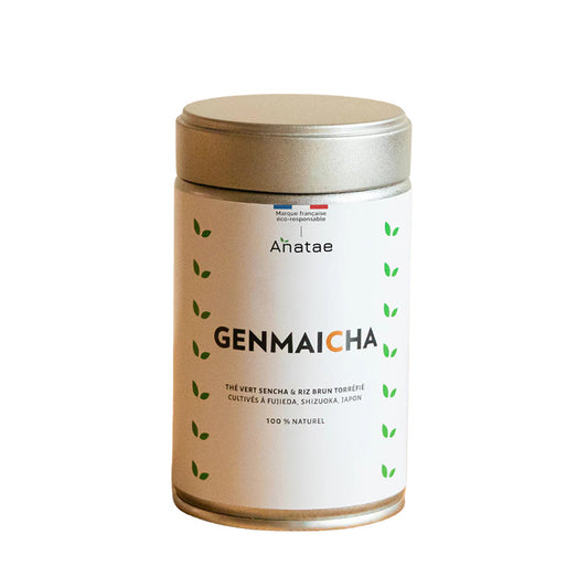 Thé genmaicha riz brun soufflé 90g Anatae