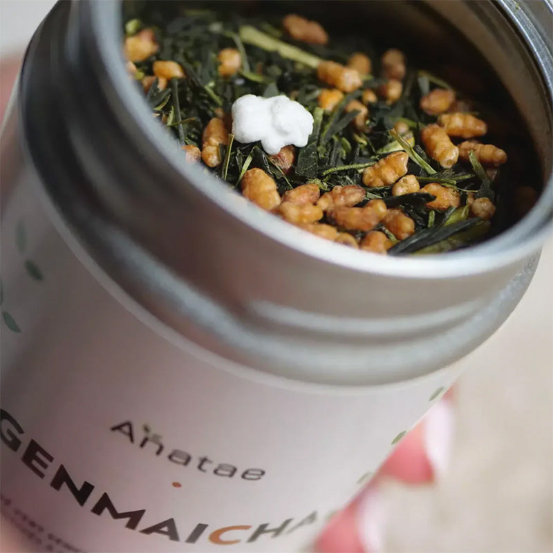 Thé genmaicha riz brun soufflé 90g Anatae