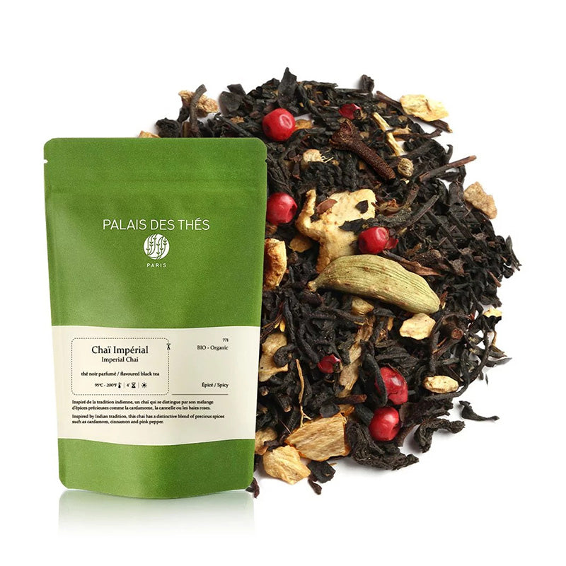Thé noir en vrac chai impérial bio 100g Palais des thés
