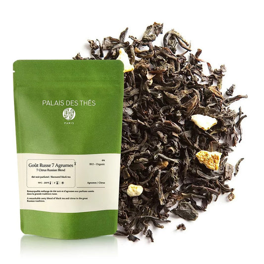 Thé noir en vrac goût Russe 7 Agrumes bio 100g Palais des thés