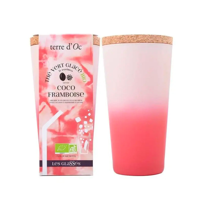 Thé vert glacé coco & framboise