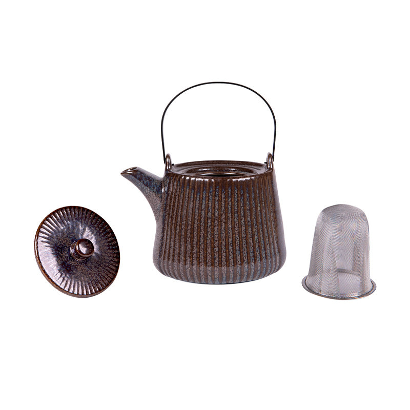 Théière avec filtre 1L noire Tiao Table Passion