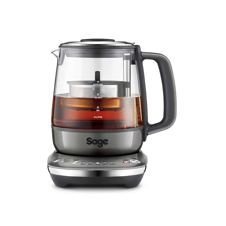 Théière en verre et inox de 1L Compact Sage